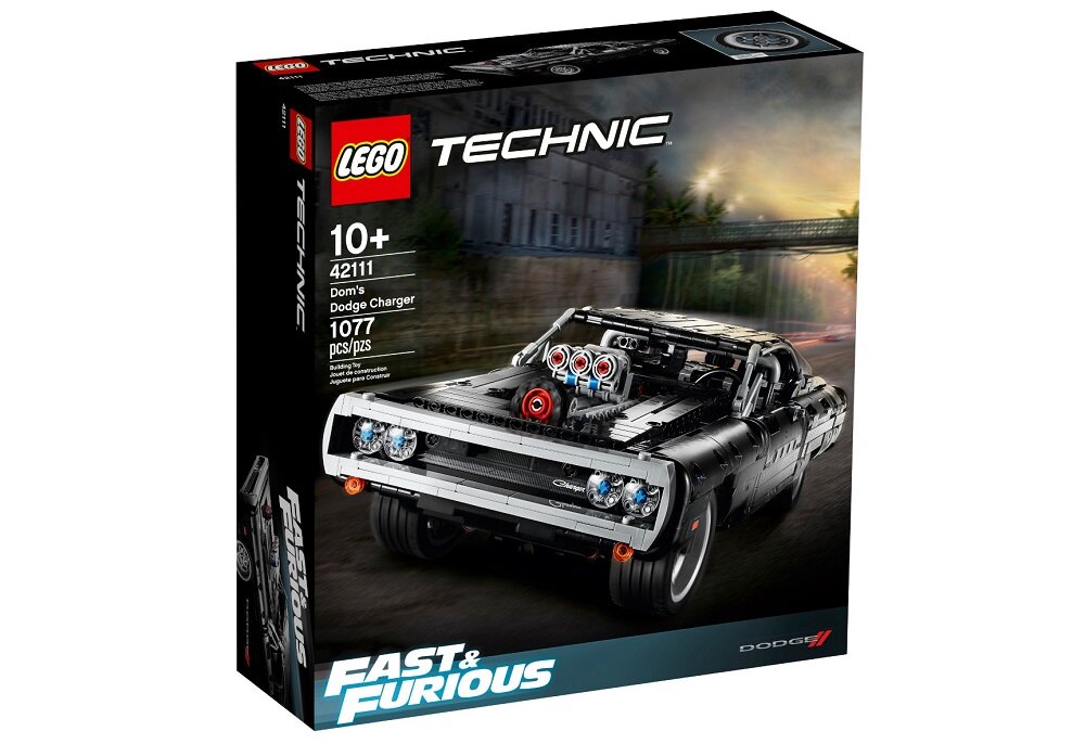 LEGO Technic Szybcy i Wściekli Dodge Charger - szybcy i wściekli Dom Toretto wygląd ogólny pudełko