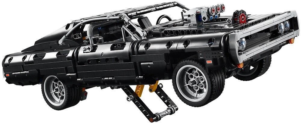 LEGO Technic Szybcy i Wściekli Dodge Charger - 1077 elementów idealny pomysł na prezent wymiary