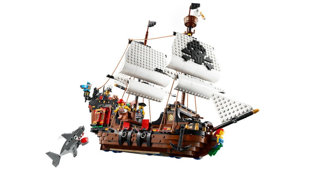 LEGO Creator 3w1 Statek piracki 31109 zabawa akcesoria
