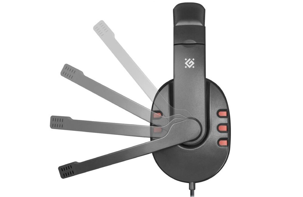 Słuchawki DEFENDER Warhead G-160 szerokie pasmo przenoszenia aktywna redukcja szumów regulowany mikrofon
