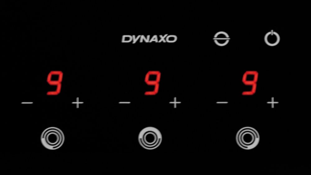 Płyta DYNAXO DynaCook X4 Propan Butan 37 mbar - Sterowanie