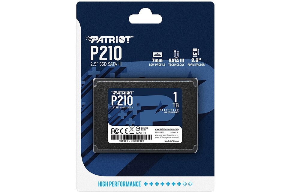 Dysk PATRIOT P210 128GB SSD - niezawodnosc 