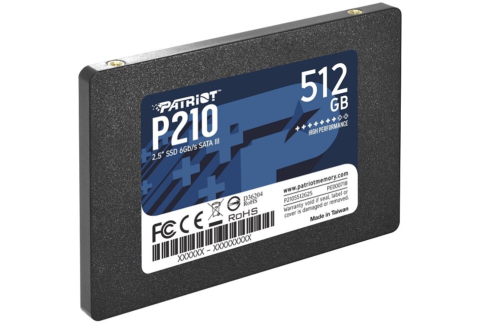 Dysk PATRIOT P210 128GB SSD - technologie 