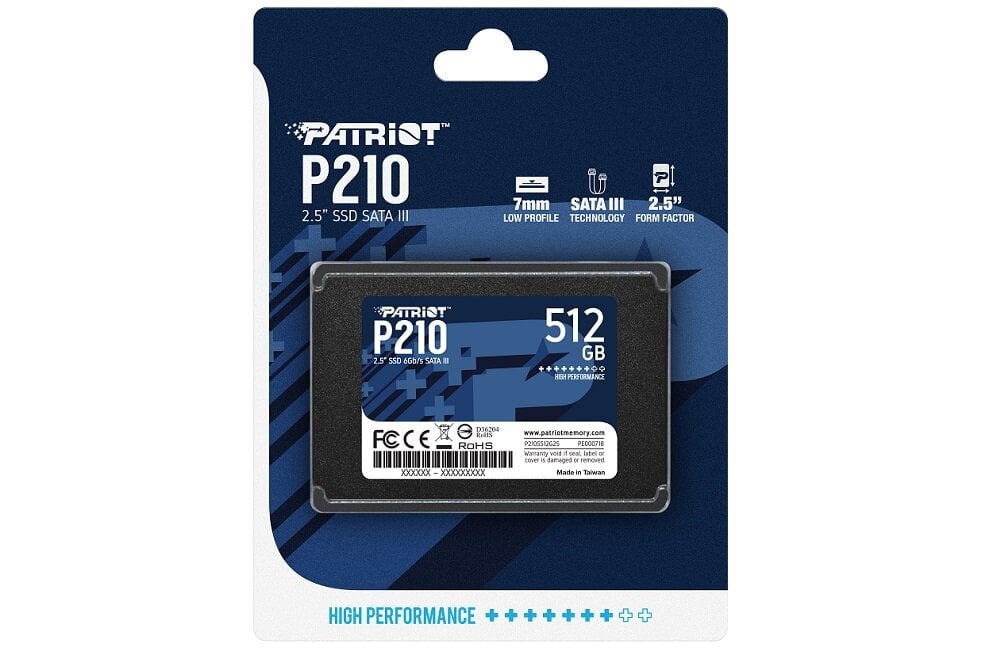 Dysk PATRIOT P210 128GB SSD - niezawodnosc 