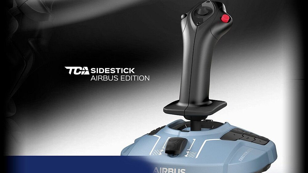 Kontroler THRUSTMASTER TCA Sidestick Airbus Edition opis cechy funkcje parametry specyfikacja 