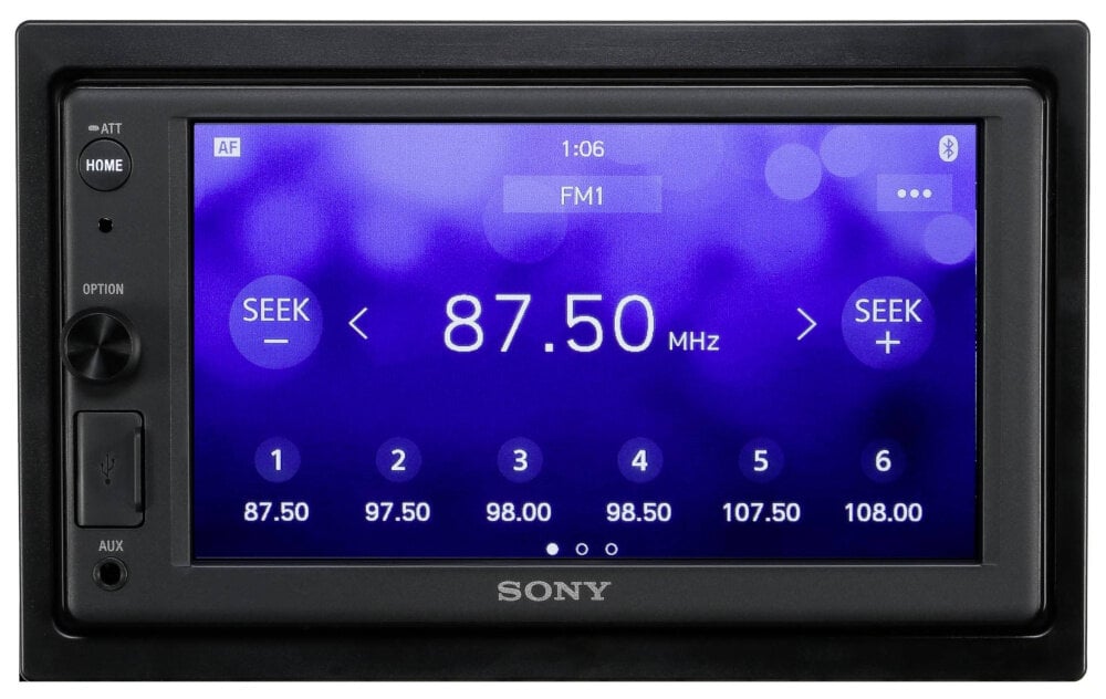 Radio samochodowe SONY XAV-1500 - front