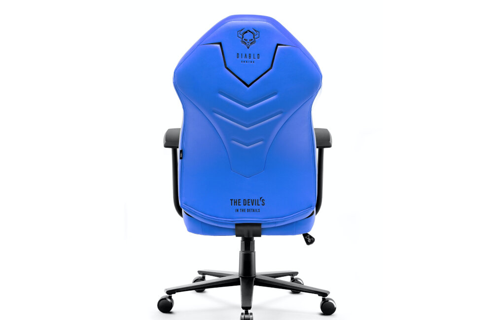 Fotel DIABLO CHAIRS X-Gamer 2.0 (L) czarno-niebieski zarysowania 