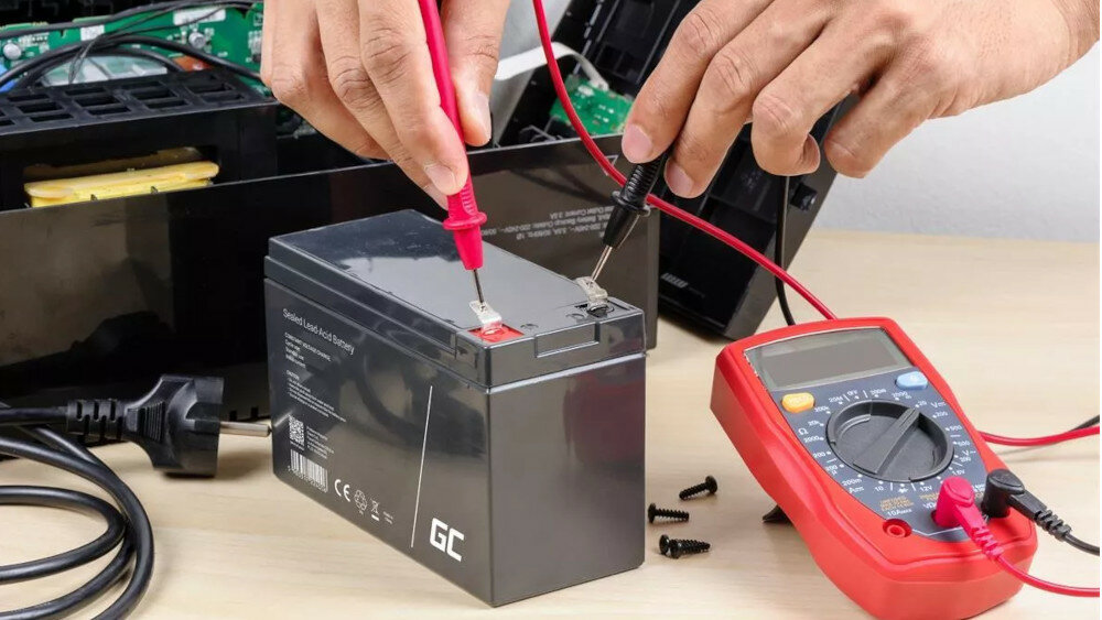 Akumulator GREEN CELL AGM VRLA AGM1 ładowanie zabawek systemy alarmowe kamery