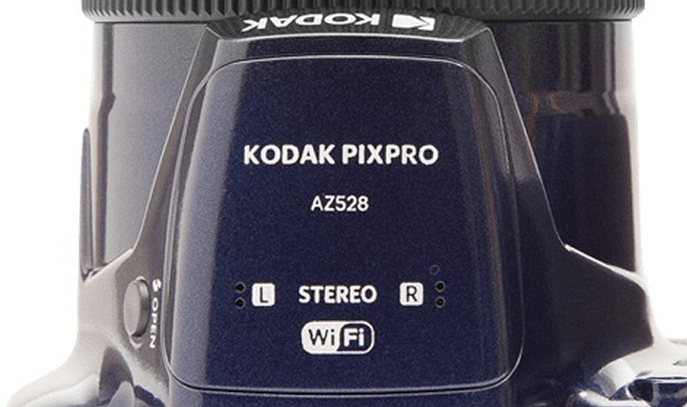 Aparat KODAK AZ528 rozdzielczość bateria stabilizacja zoom af przysłona obiektyw makro ogniskowa 