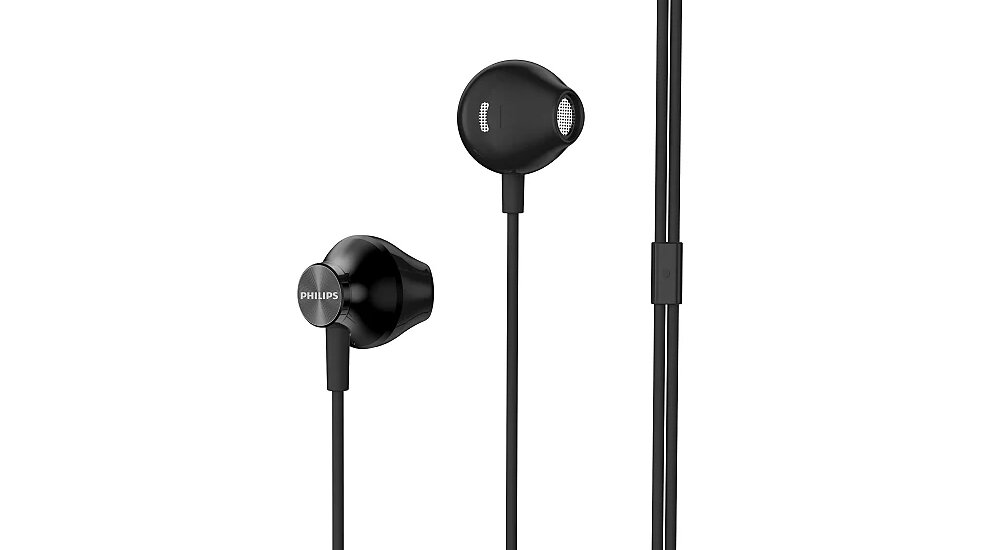 Słuchawki douszne PHILIPS TAUE100BK/00 Czarny waga design ergonomia