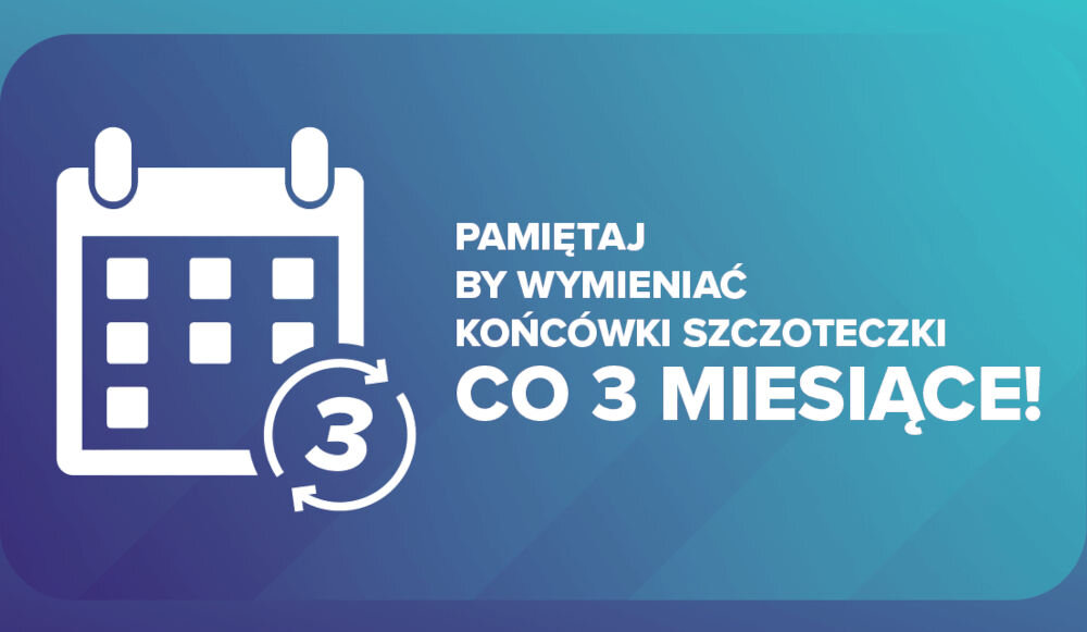 Końcówka szczoteczki VITAMMY Smile TOW011680 (2 szt.) miękkie włosie wymiana