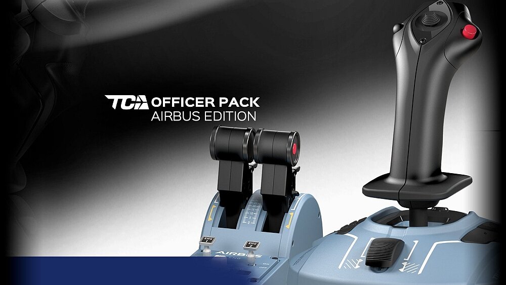Zestaw THRUSTMASTER TCA Officer Pack Airbus Edition opis cechy funkcje parametry 