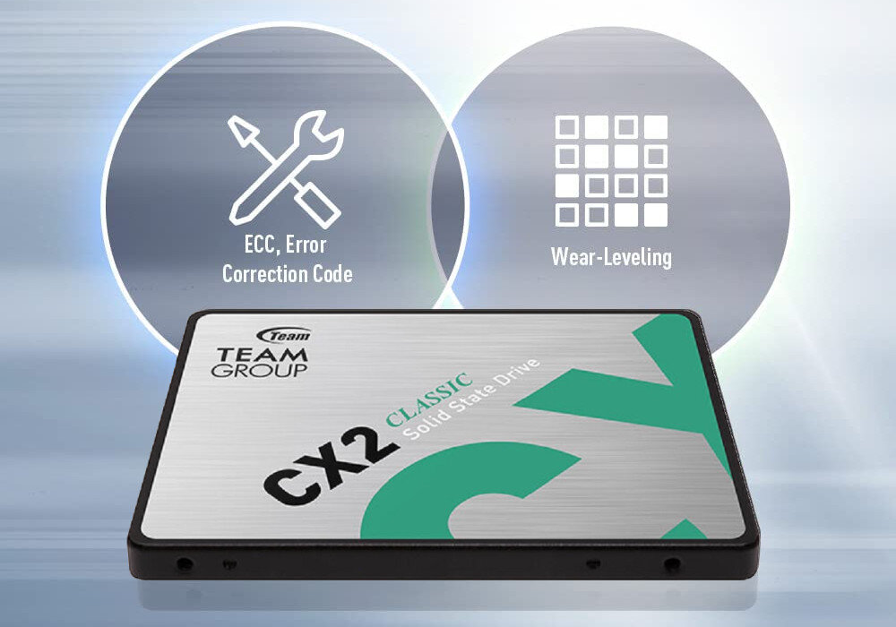 Dysk TEAM GROUP CX2 1TB SSD wydajne rozpraszanie ciepla
