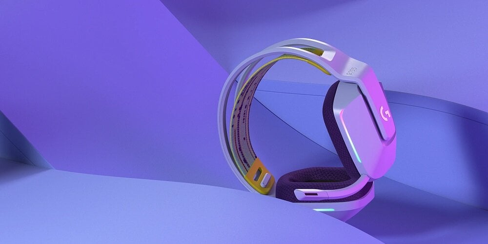 Słuchawki LOGITECH G733 Lightspeed  - zaawansowane kolorowe podświetlenie darmowe oprogramowanie G HUB oryginalny design