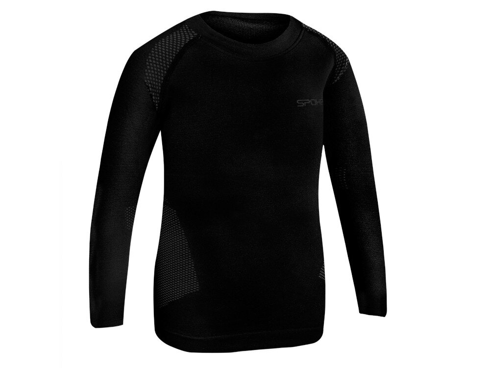 Bielizna termoaktywna SPOKEY Furious (rozmiar 134-140) Czarny koszulka nowoczesny proces tkania zwiększona wytrzymałość braku deformowania