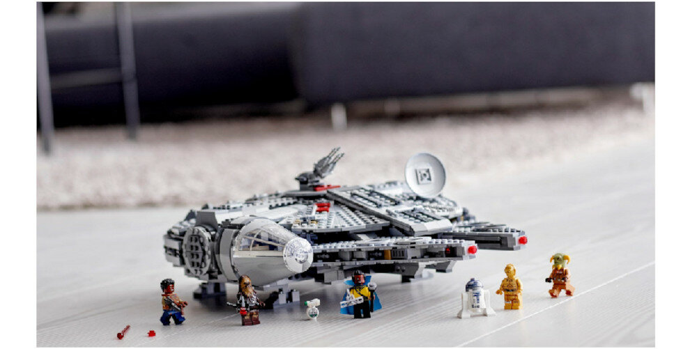 LEGO Star Wars Sokół Millennium 75257 kolekcja figurki