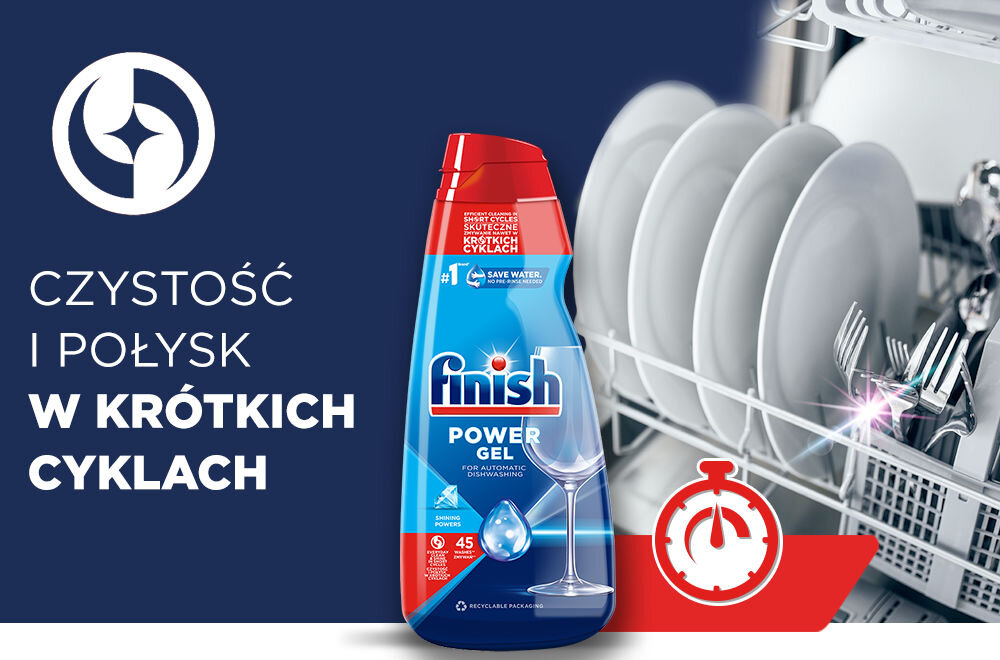 Żel do zmywarki FINISH All in 1 Max 900 ml krótki cykl