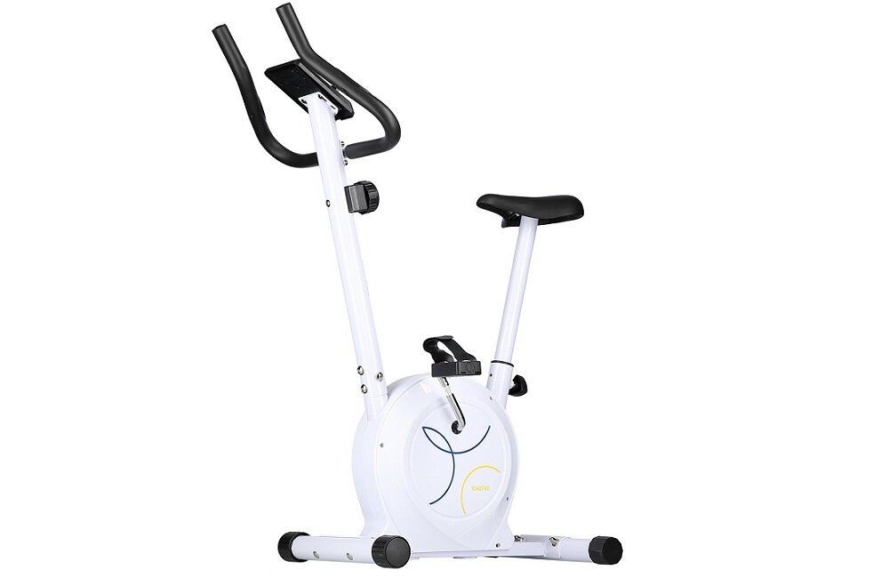 Rower magnetyczny ONE FITNESS RM8740 Biały Dobry trening w domowym zaciszu wykonany z trwałych materiałów
