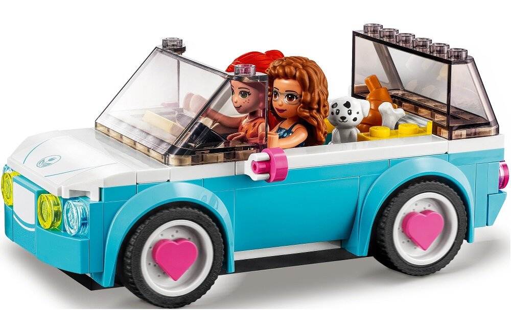 LEGO Friends Samochód elektryczny Olivii 41443 Śliczny samochodzik Wymiary