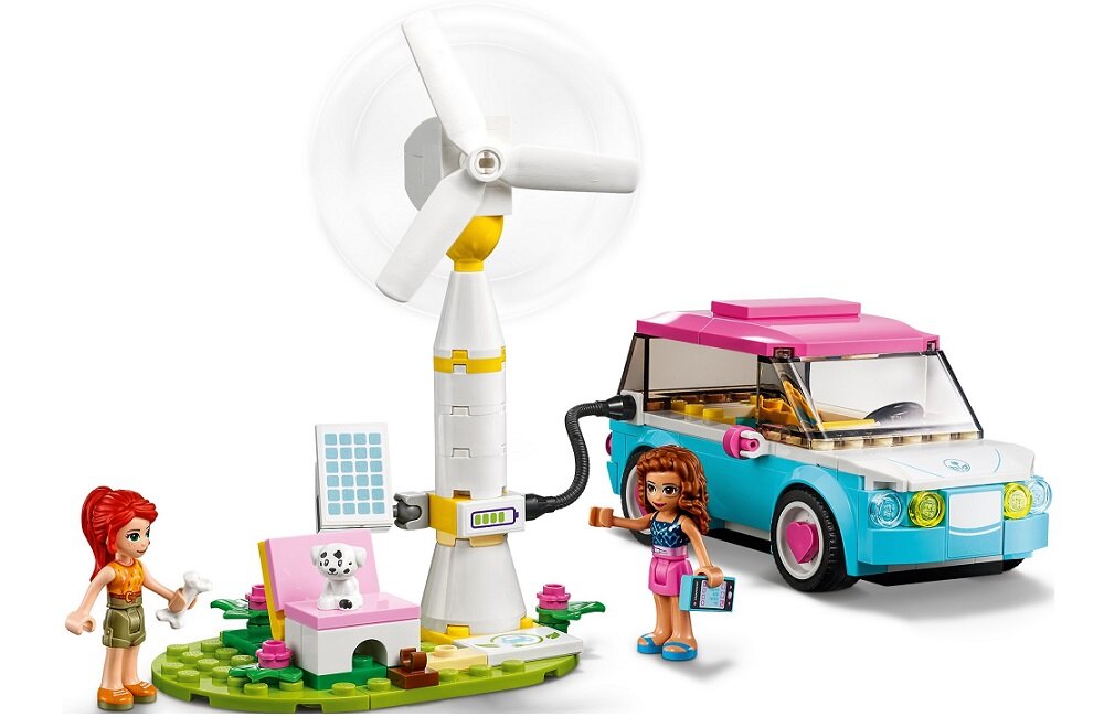 LEGO Friends Samochód elektryczny Olivii 41443 Spełnianie rygorystycznych standardów branżowych od 6 roku życia