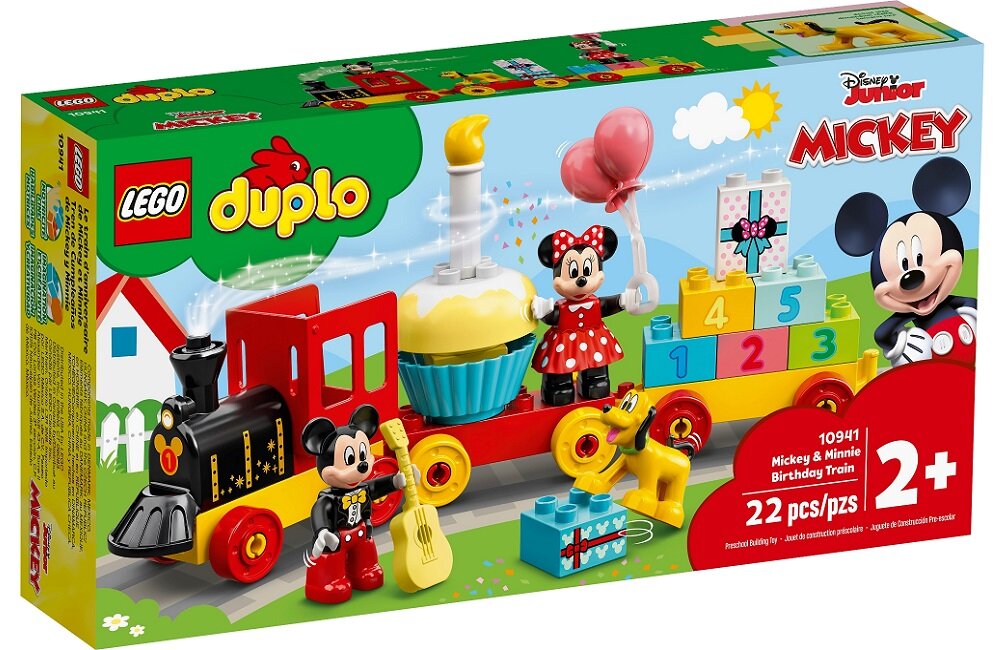 LEGO Duplo Urodzinowy pociąg myszek Miki i Minnie 10941 wysoka jakość