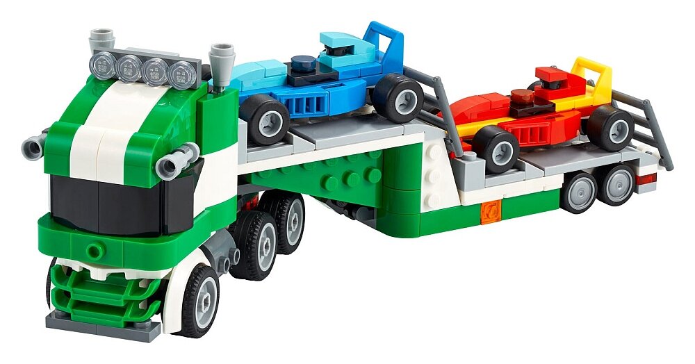 LEGO Creator Laweta z wyścigówkami 31113 wykonanie