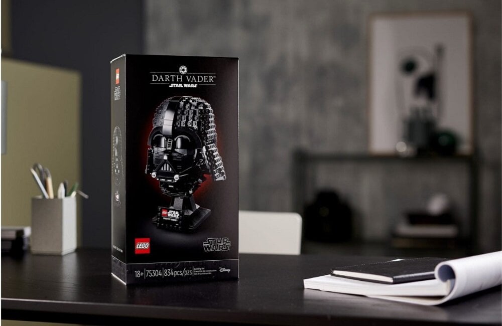 LEGO Star Wars Hełm Dartha Vadera 75304 Przejrzyste instrukcje budowania