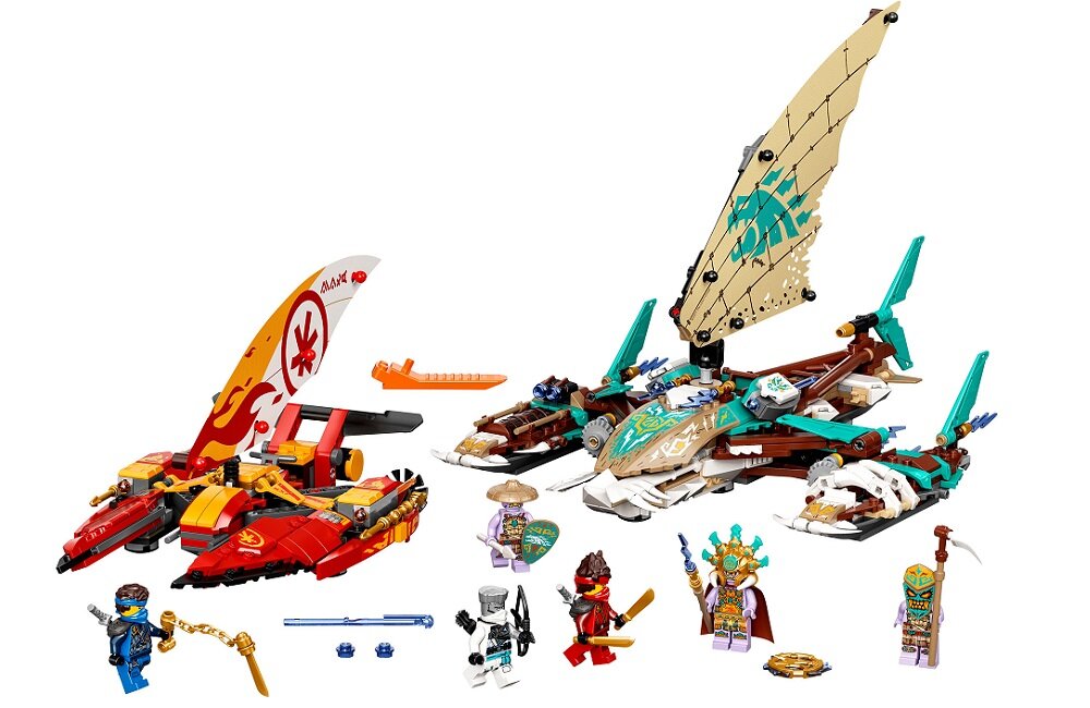 LEGO Ninjago Morska bitwa katamaranów 71748 świat emocjonujących przygód dla młodych konstruktorów