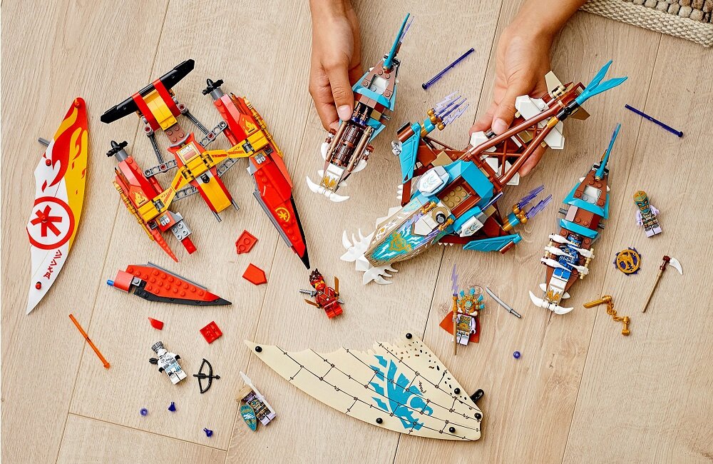 LEGO Ninjago Morska bitwa katamaranów 71748 Spełnianie rygorystycznych standardów branżowych