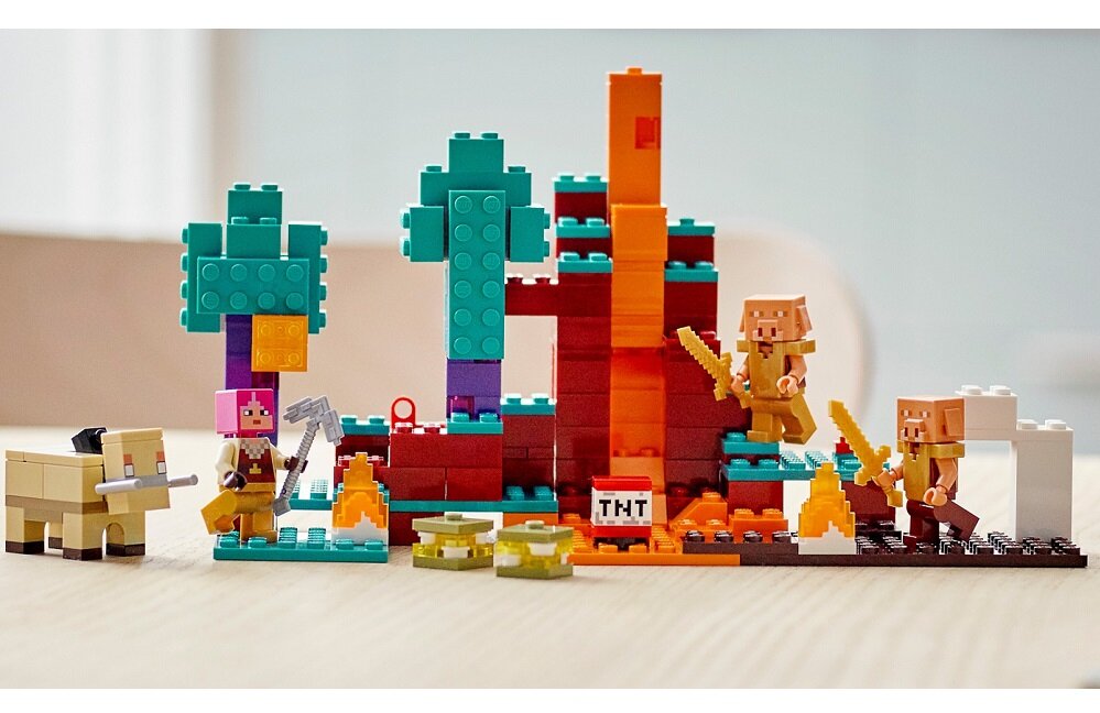 LEGO Minecraft Spaczony las 21168 dla miłośników Minecrafta kreatywna zabawa