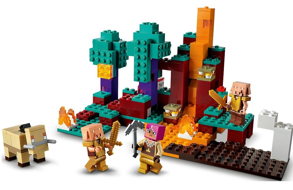LEGO Minecraft Spaczony las 21168 Kształtowanie różnych obszarów rozwoju zabawka edukacyjna