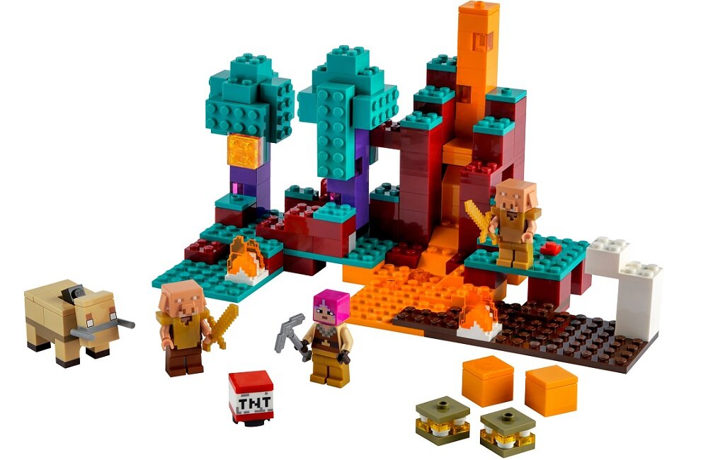 LEGO Minecraft Spaczony las 21168 Rygorystyczne branżowe standardy jakości trwałość wieloletnia żywotność