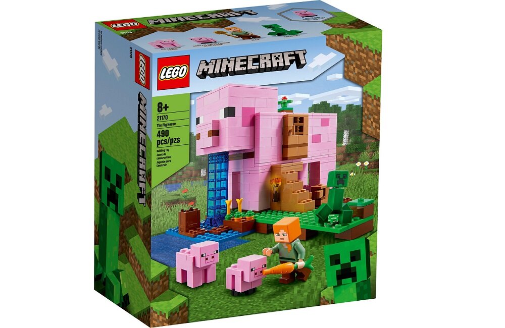 LEGO Minecraft Dom w kształcie świni 21170 wysoka jakość