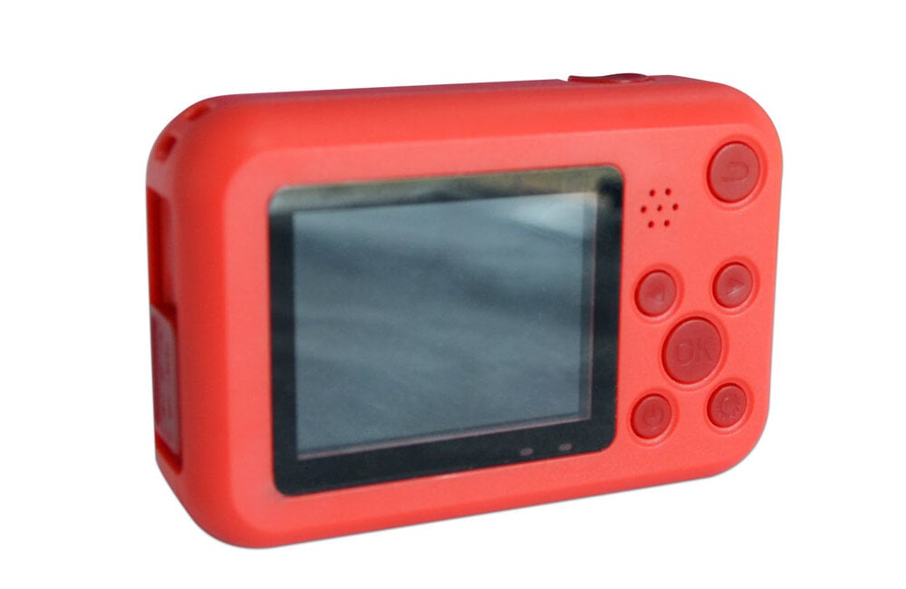 Kamera sportowa SJCAM FunCam Czerwony włącznik zasilania przełączniki przyciski wyświetlacz