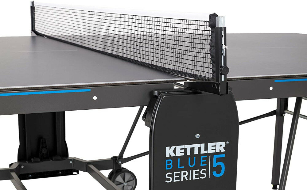 Stół do tenisa stołowego KETTLER Outdoor K5 siatka ze sznurkiem napinającym wysokość siatki można regulować