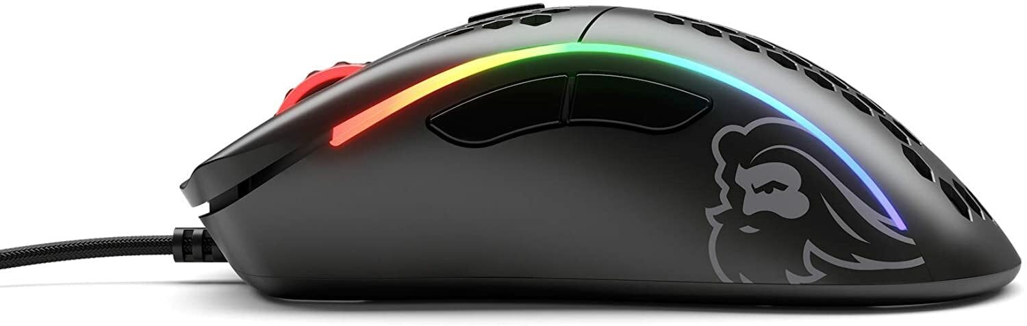 Mysz GLORIOUS PC Gaming Race Model D- - wysoka czułosc myszy DPI 12000 szybka reakcja