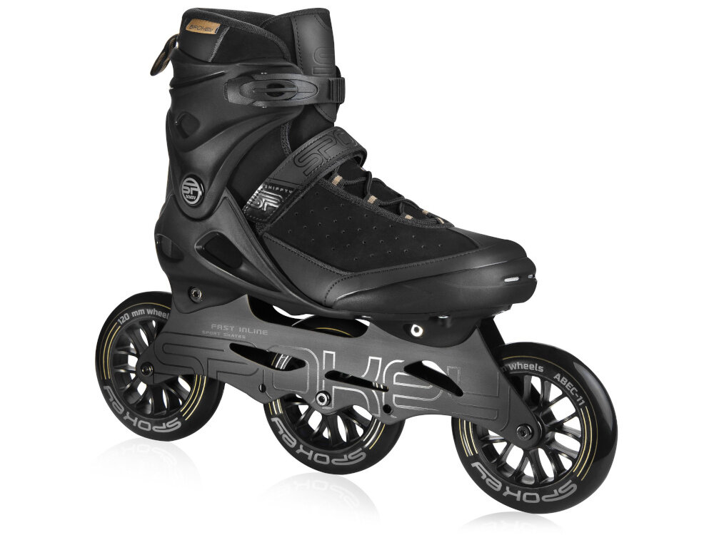 Łyżworolki SPOKEY Shiffty Pro rozmiar 39 plynna dynamiczna jazda buty typu semi-soft stbilnosc wygoda w 100% z naturalnej skory odpowiednia oddychalnosc stopa nie przesuwa sie twardy shell doskonalenie umiejetnosci jazdy rozwijanie duzych predkosci
