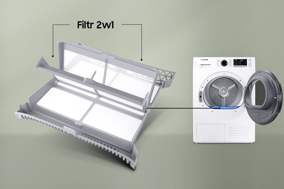 Filtr 2w1 zapewni czystość urządzeniu 