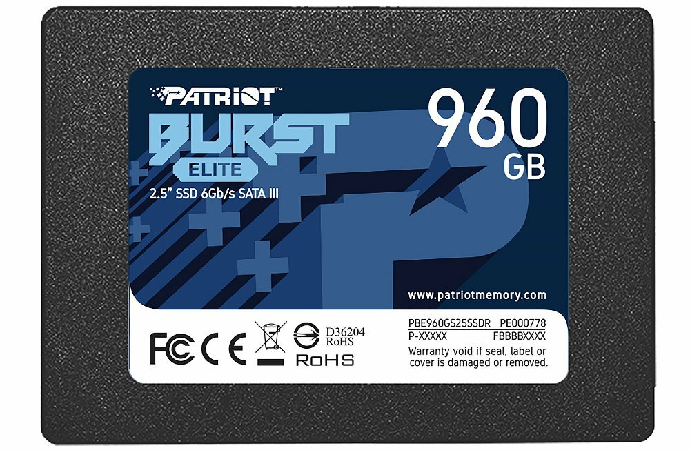 DYSK SSD PATRIOT BURST ELITE 960GB 2,5 SATA III - wygląd ogólny sprzęt wysokiej jakości spełni oczekiwania