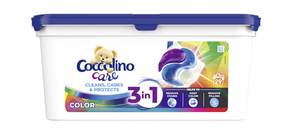 Kapsułki do prania COCCOLINO Care 3 in 1 Color 29 szt.