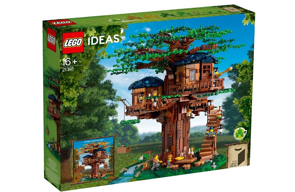 LEGO Ideas Domek na drzewie 21318 kreatywna zabawa klocki figurki minifigurki bez zasilania klasyczna zabawa wysoka jakość lego wielogodzinna zabawa 
