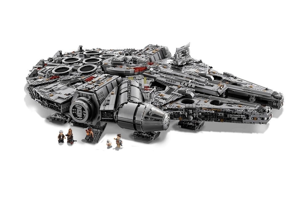 LEGO Star Wars Sokół Millennium 75192  kreatywna zabawa prawidłowy rozwój merytoryczny dziecka klocki figurki minifigurki bez zasilania klasyczna zabawa wysoka jakość lego wielogodzinna zabawa 7541 elementów