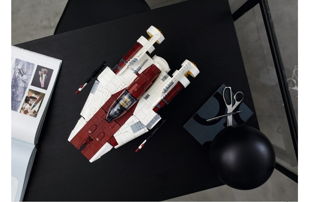 LEGO Star Wars Myśliwiec A wing 75275 kreatywne spędzanie wolnego czasu klocki figurki minifigurki bez zasilania klasyczna zabawa wysoka jakość lego wielogodzinne zajęcie czasu instukcja obsługi detale