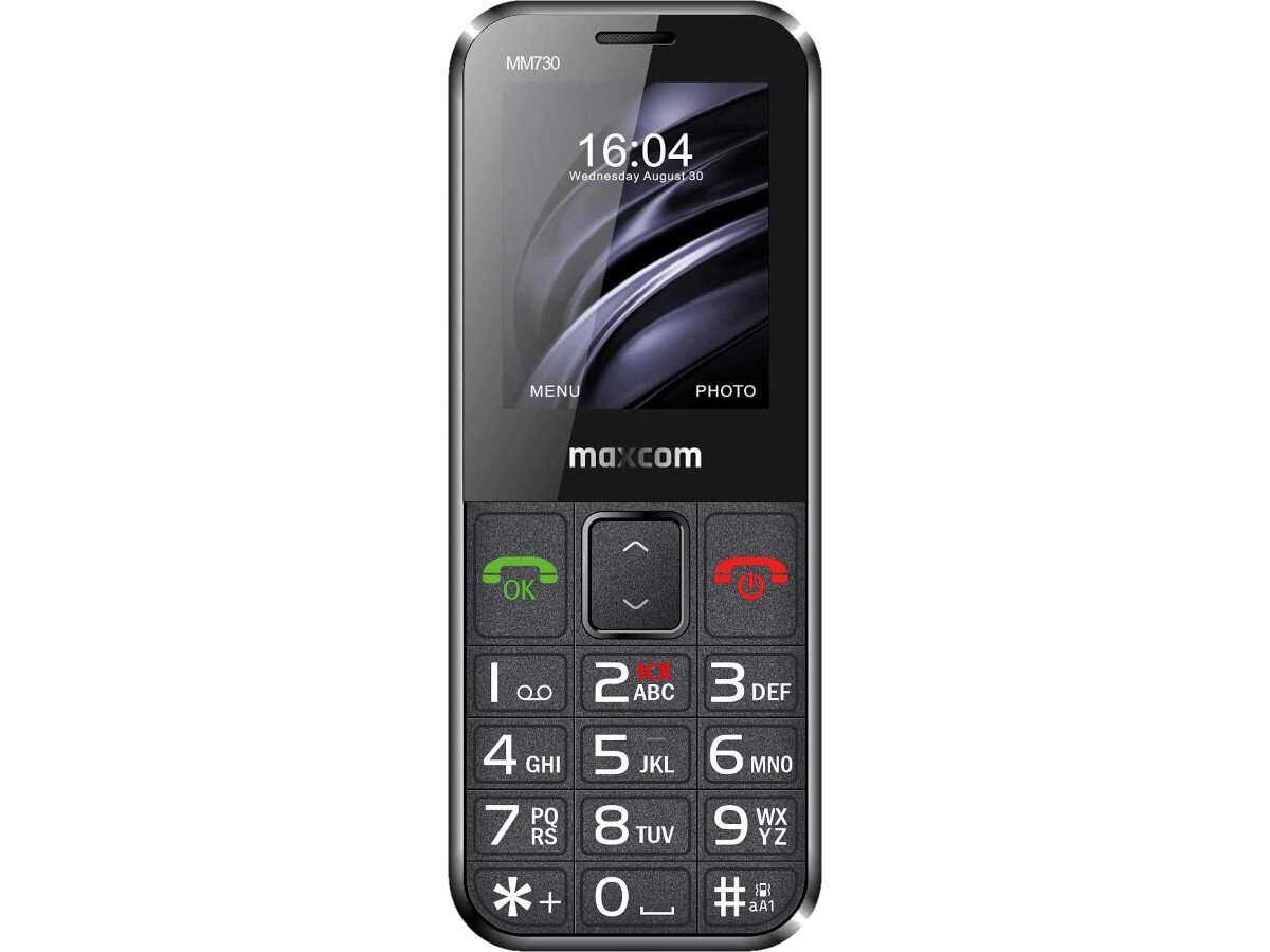 Telefon MAXCOM Comfort MM730 Czarny bateria czas pracy