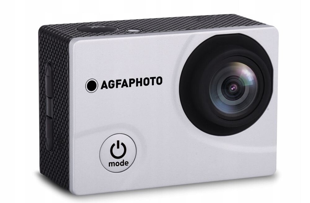 Kamera sportowa AGFAPHOTO Realimove AC5000   sport montaż nagrywanie stabilizacja montaż edycja filtry ostrość śledzenie tryby bateria akumulator zasilanie ładowanie rozdzielczość filmy obudowa odporność wielkość łączność sterowanie 