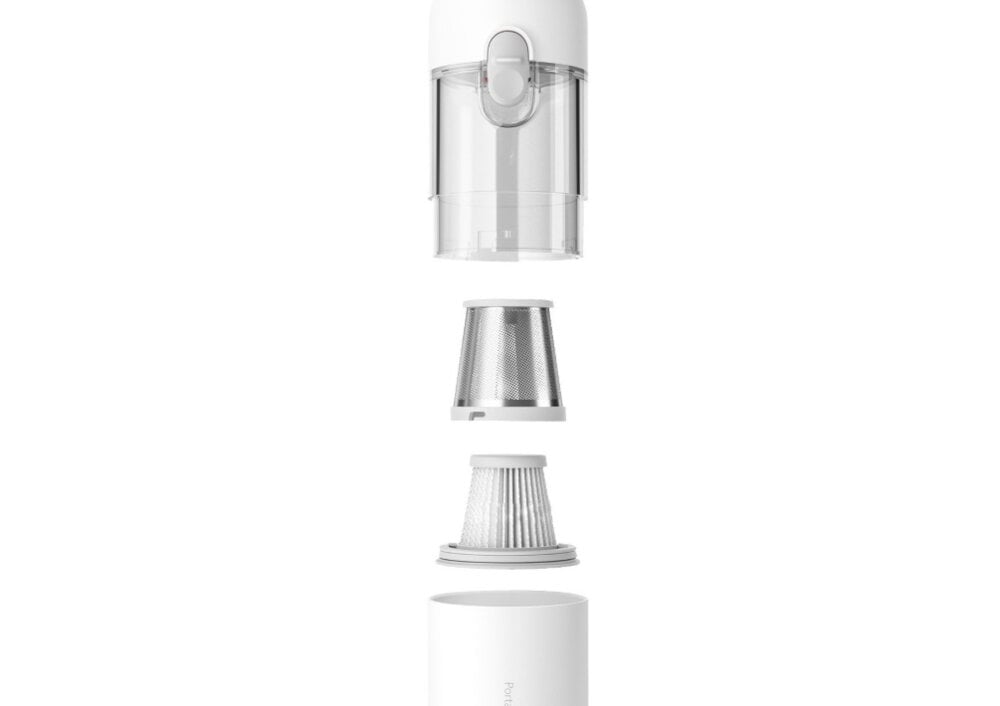 Odkurzacz ręczny XIAOMI Mi Vacuum Cleaner Mini stalowy filtr glowny i filtr HEPA skutecznosc filtrowania 99,5%