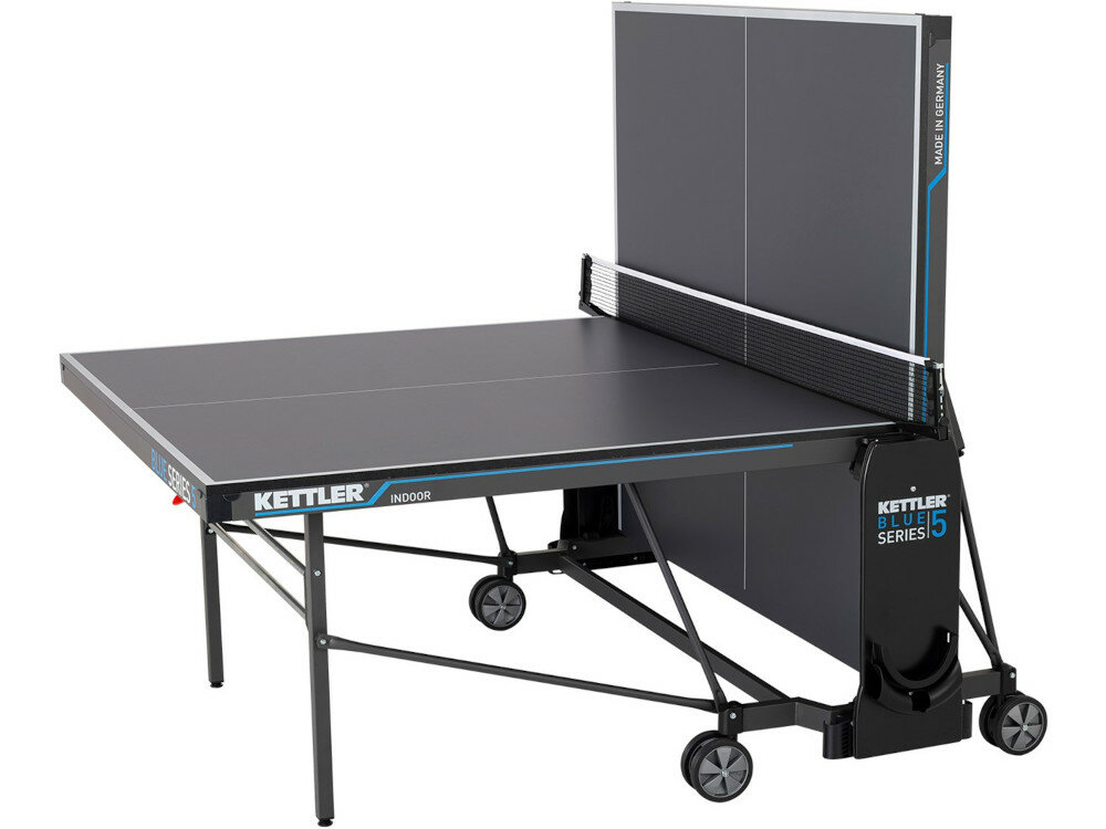 Stół do tenisa stołowego KETTLER K5 Indoor ciemnoszary kolor użytkowanie maksymalnie komfortowe