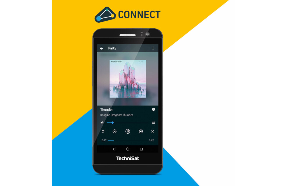WIEŻA TECHNISAT DIGITRADIO 451 CD IR aplikacja zdalne sterowanie iOS Android