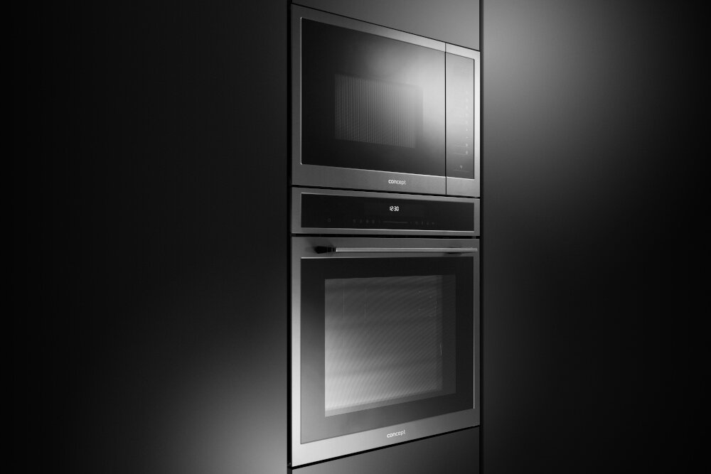 Piekarnik CONCEPT ETV8760DS Elektryczny Stal nierdzewna A+ 12 funkcji grill program ECO program do rozmrazania pieczenie pizzy