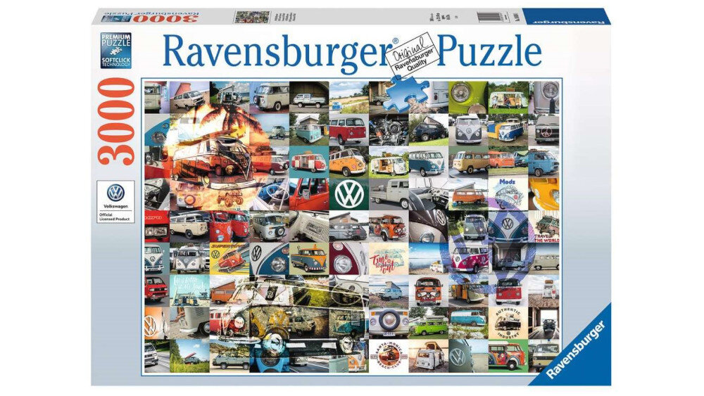 Puzzle RAVENSBURGER 99 Momentów Kampera VW - puzzle